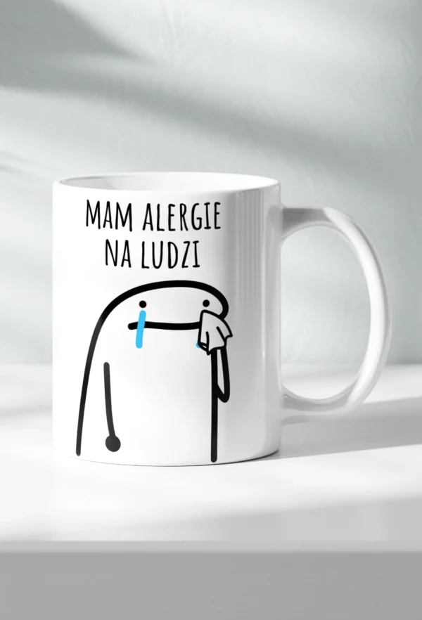 Śmieszny Kubek - Mam Alergie Na Ludzi