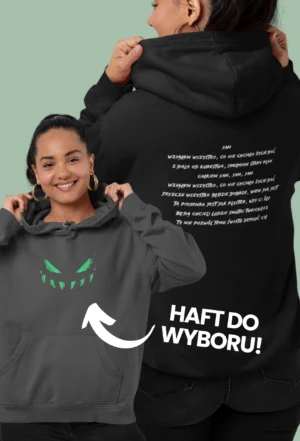 Bluza Haftowana - Szpak - Gugu - Sam Wziąłem wszystko, co nie chciało życie dać