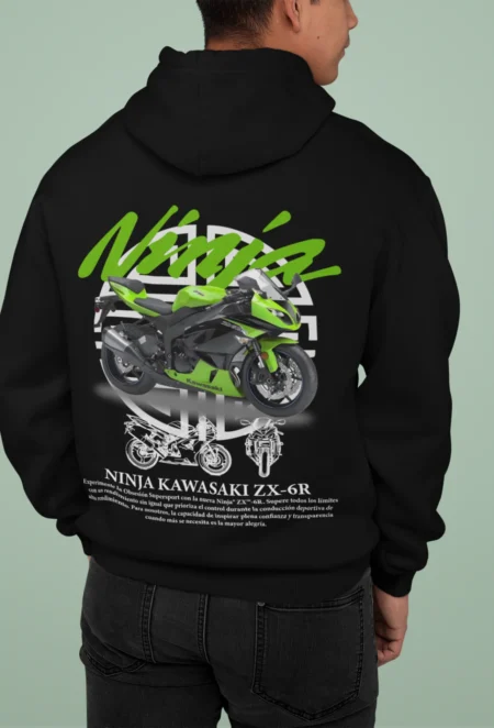 Bluza z Nadrukiem – Ninja Kawasaki ZX-6R