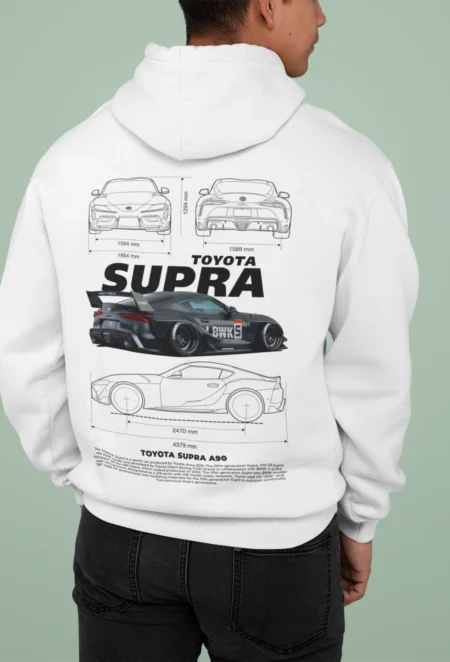 Bluza z Nadrukiem – Toyota Supra