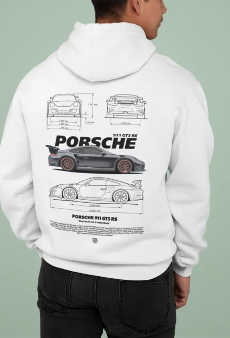 Bluza z Nadrukiem – Porsche 911 GT3 RS