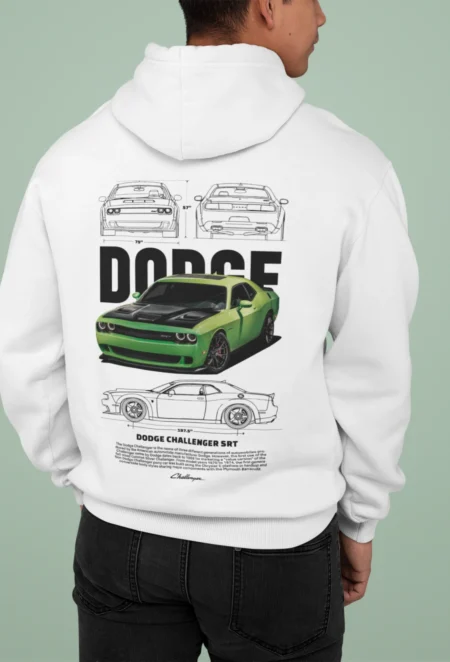 Bluza z Nadrukiem – Dodge Challenger SRT