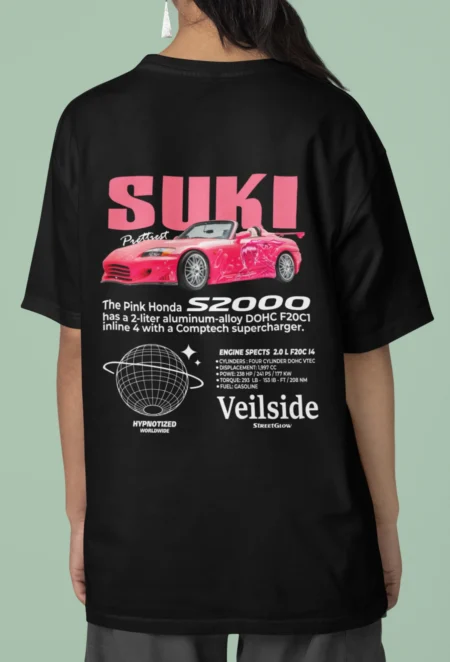 Koszulka z Nadrukiem - Suki - Szybcy i Wściekli