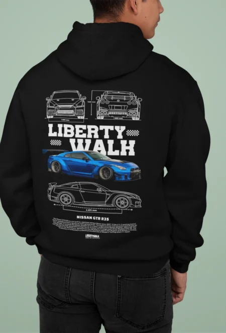 Bluza z Nadrukiem – Nissan GTR R35