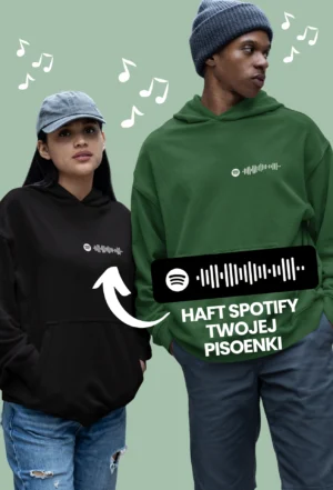 Personalizowana Bluza Haftowana - Kod Spotify