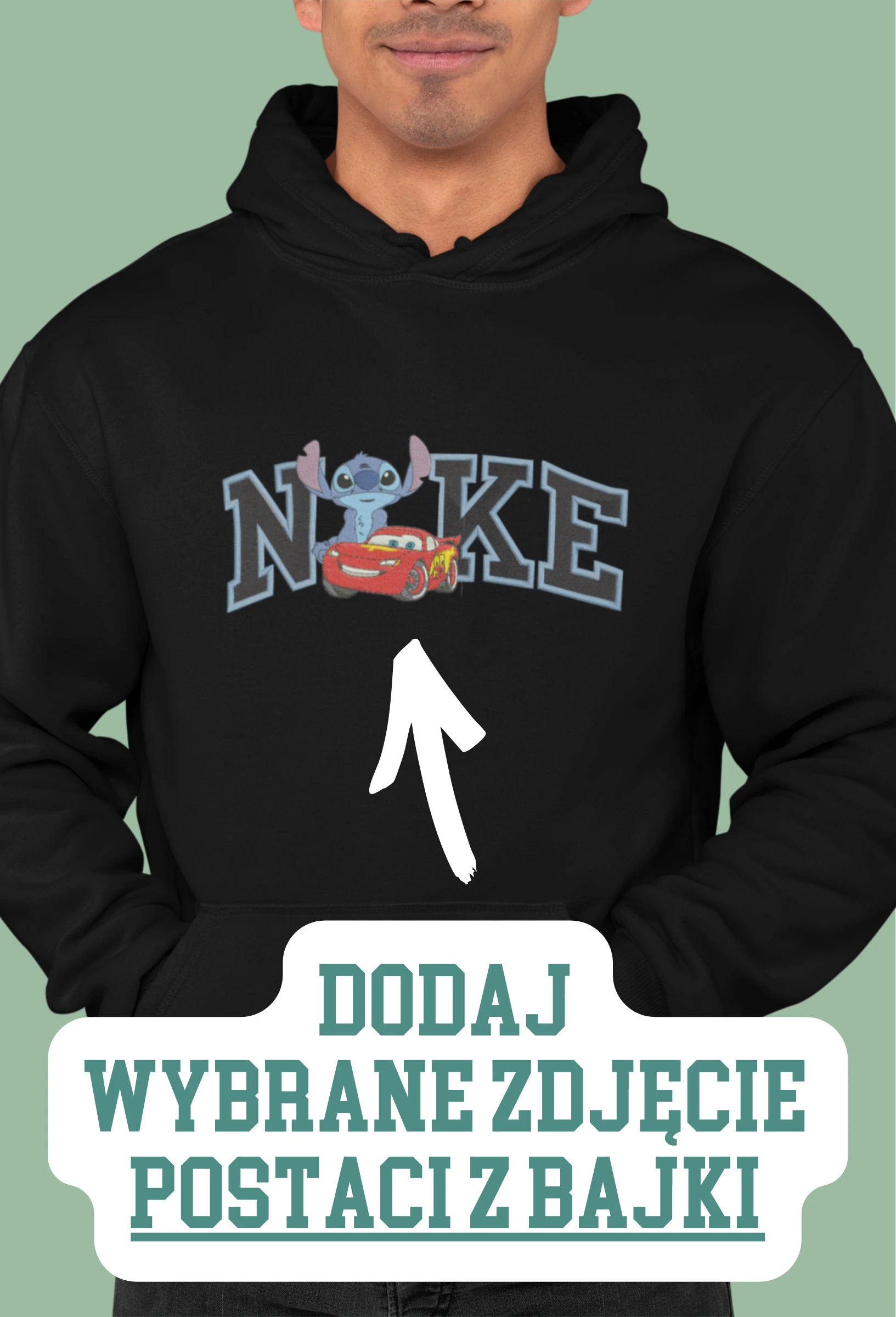 Personalizowana Bluza Haftowana - z Postacią z Bajki lub Flimu - NKE
