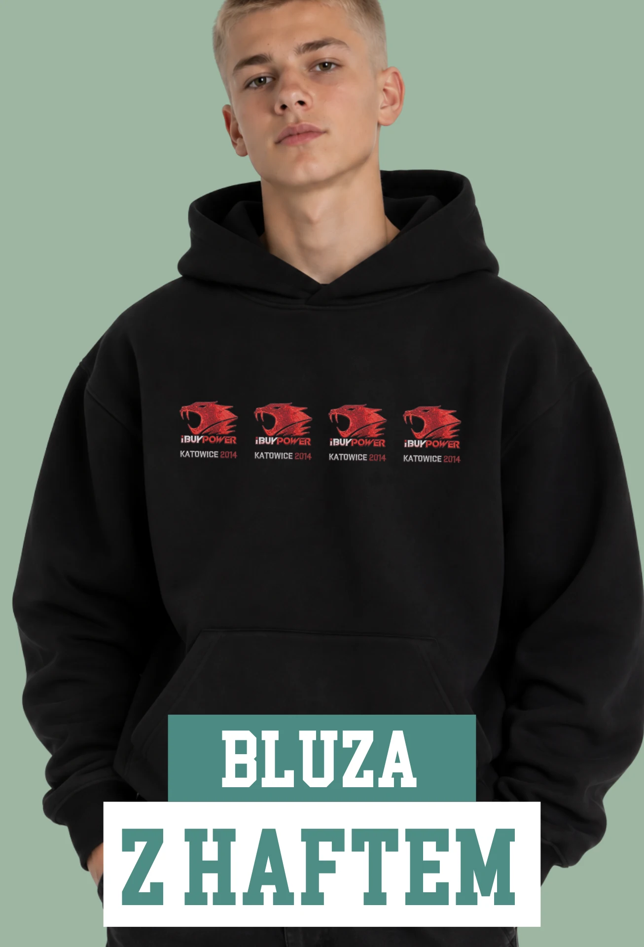 Bluza z Haftem - 4x iBUYPOWER Katowice 2014 - CS:GO / CS2