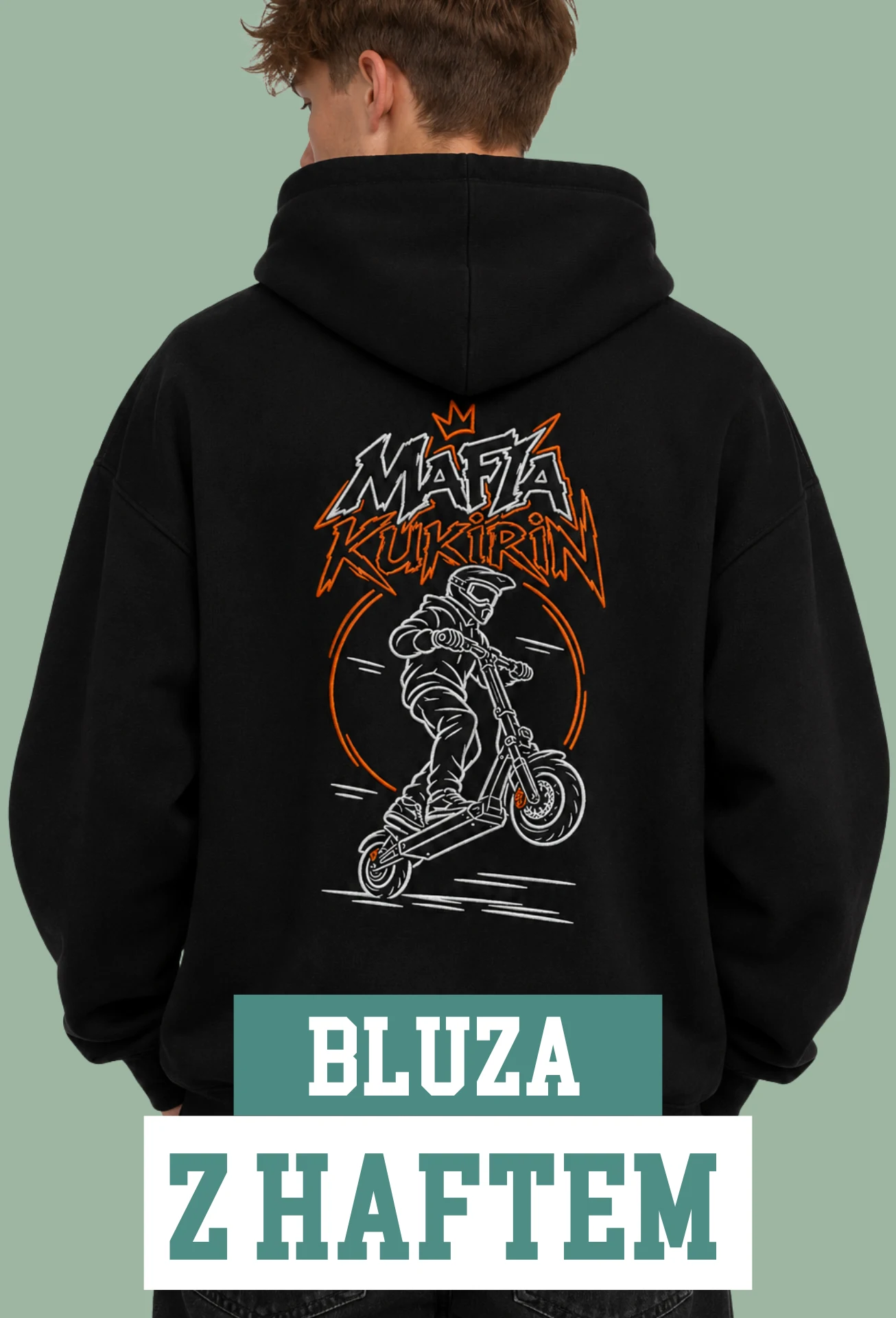 Bluza z Haftem Gang Kukirin - Hulajnoga Elektryczna